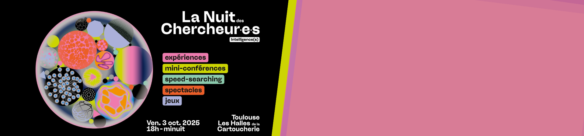 Bandeau Nuit des chercheurs 2025